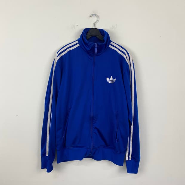 아디다스 파이어버드 블루 트랙탑 져지 M