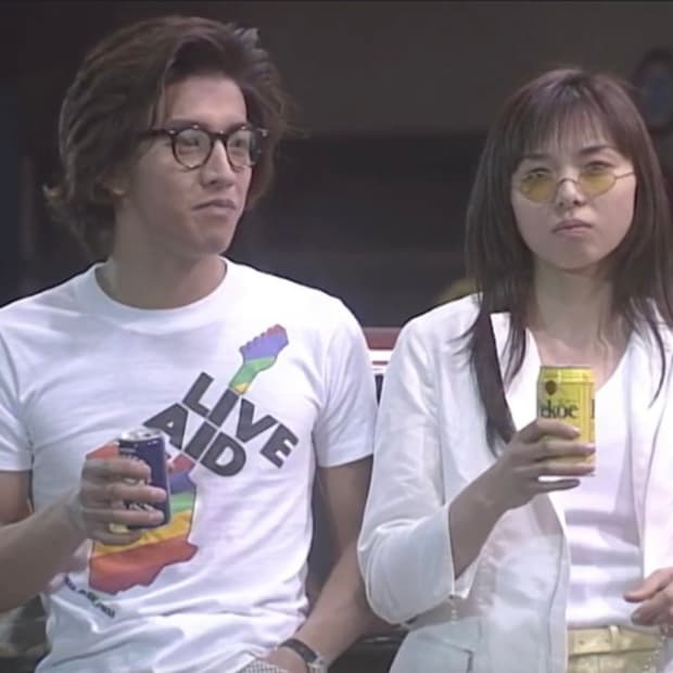 80s Live Aid 티셔츠 기무라 타쿠야 뤡코즈 팔리할리우드 밴드티