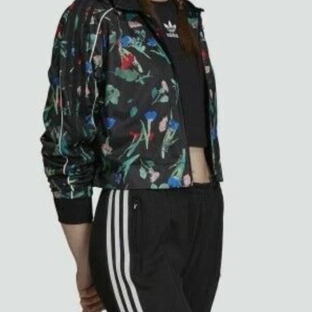 새옷 아디다스 벨리스트 플로럴 크롭 져지 트랙 재킷 자켓 66