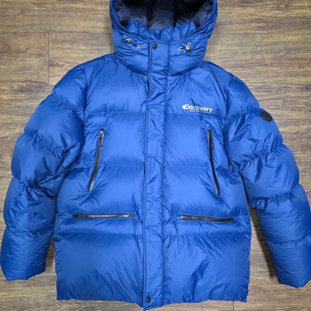 디스커버리 다운. 숏패딩 