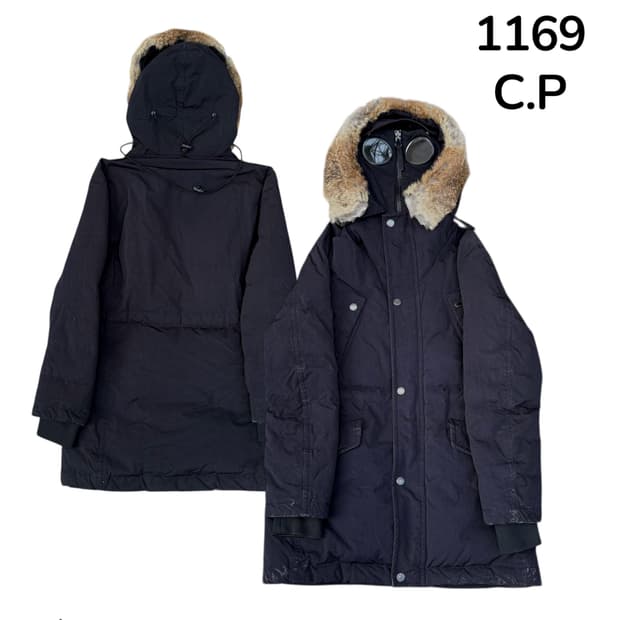 CP 컴퍼니 씨피 컴퍼니 노르지 고글 패딩 점퍼 울프죠 야상