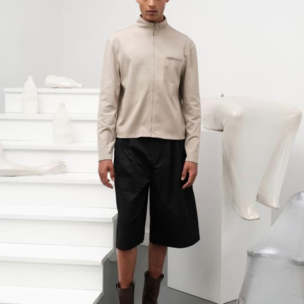 아모멘토 슬림핀 포켓 점퍼 [L]