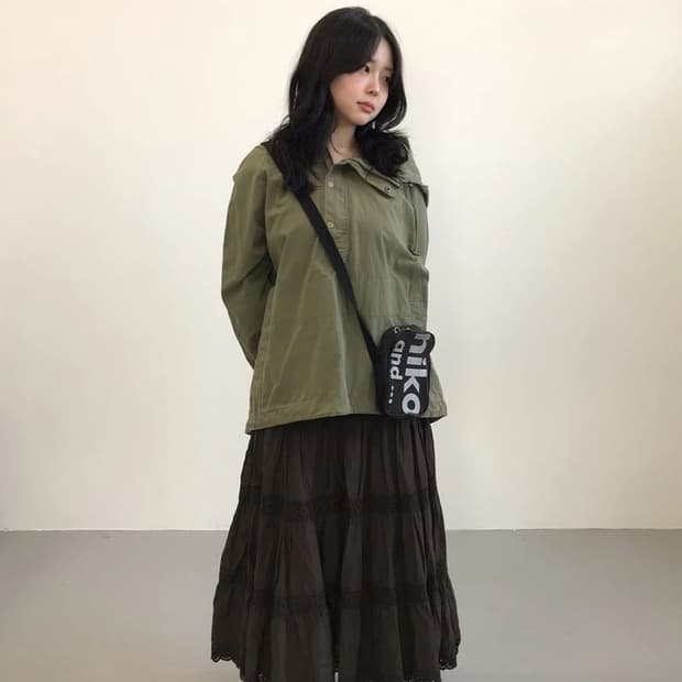 AMERICAN HOLIC Hooded Parka Jacket