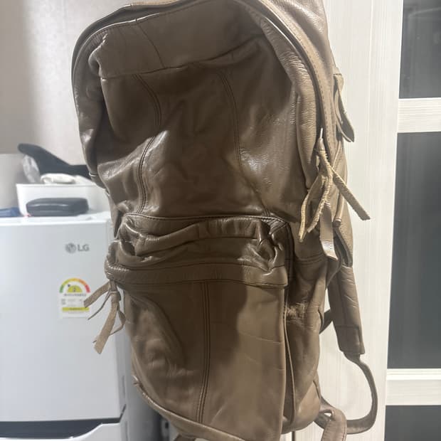 빈티지 가죽 백팩