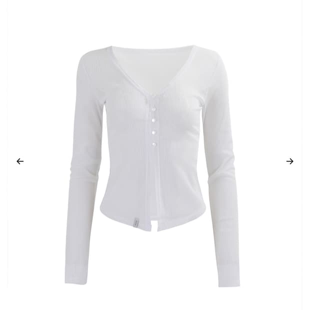 킴서울 니체시스루 가디건 화이트