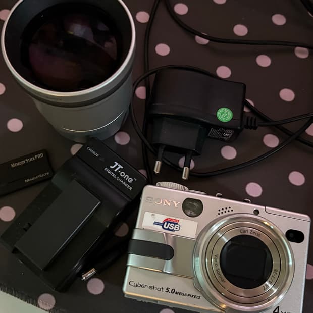소니 디카 디지털카메라 사이버샷 DSC-V1 (작례⭕️)