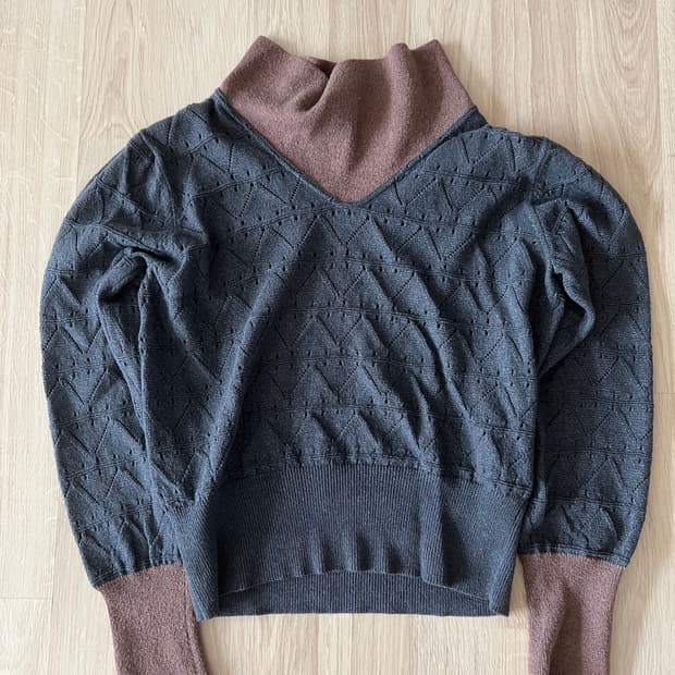 키코 코스타디노브 브레히트 드레이프 넥 스웨터