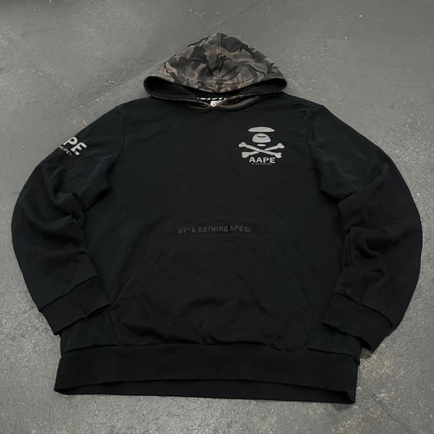 Aape 에이프 올드스쿨 후드티 105
