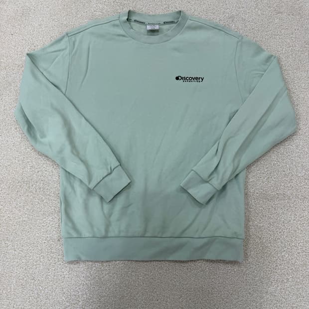 [100] 디스커버리 민트 맨투맨 1230T2