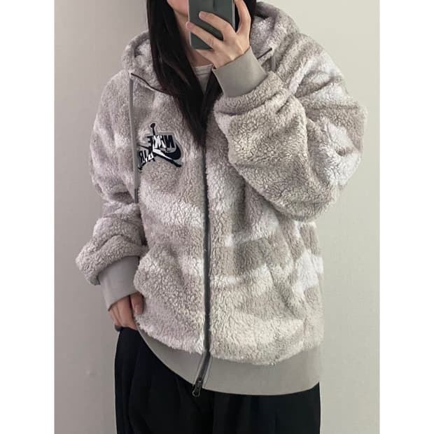 조던 후리스 후드집업