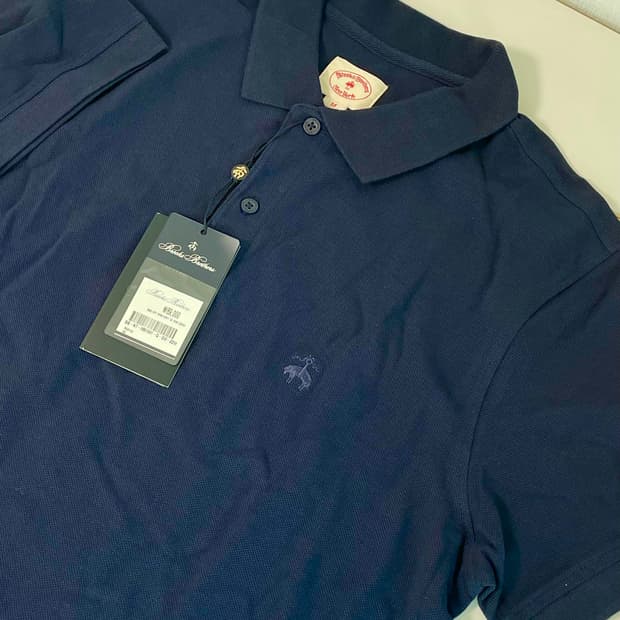 브룩스 브라더스 피케 반팔 티셔츠