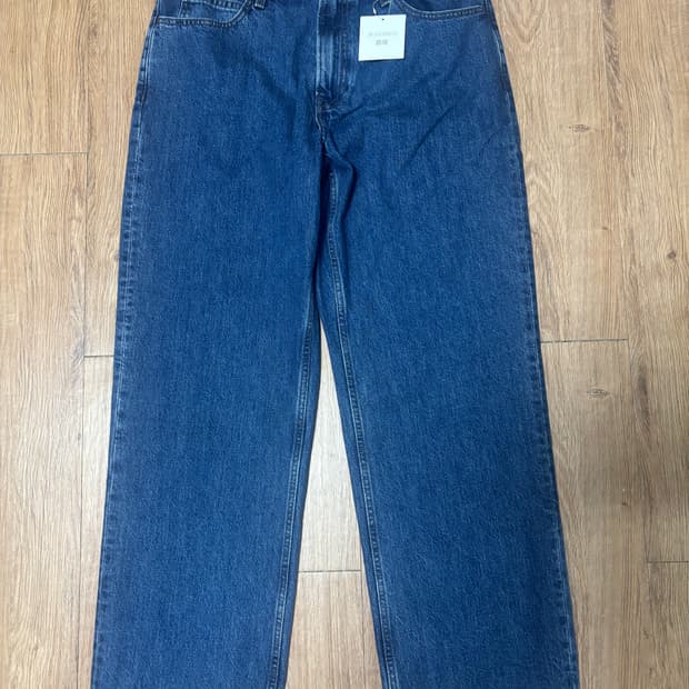 [34]유니클로 jw앤더슨 스트레이트진 blue