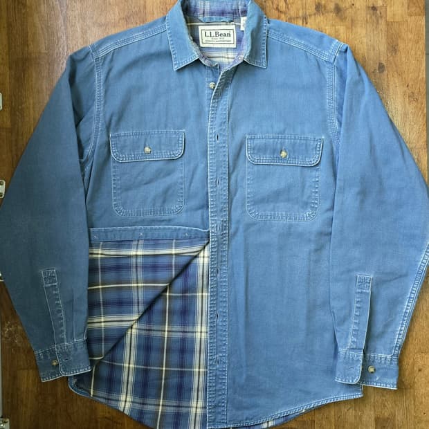 L.L.Bean 엘엘빈 셔츠 , Made In CANADA 일본 발매