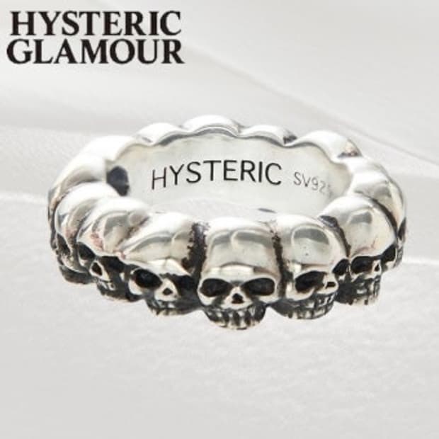 (구매) 히스테릭글래머 스컬링 반지 skull ring 16호