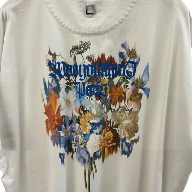 우영미 멀티 플라워 반팔티