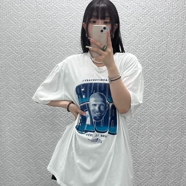 DISTRICT 올드스쿨 레트로 펑크 그래픽 반팔티 2XL C12900