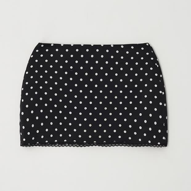 로라로라 도트 미니 스커트 (DOT MINI SKIRT)