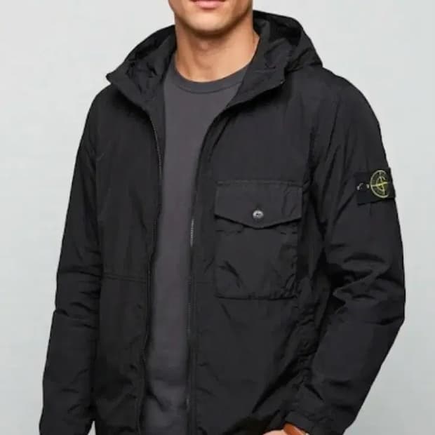 스톤아일랜드 나일론메탈와트로 바람막이 남90 여66