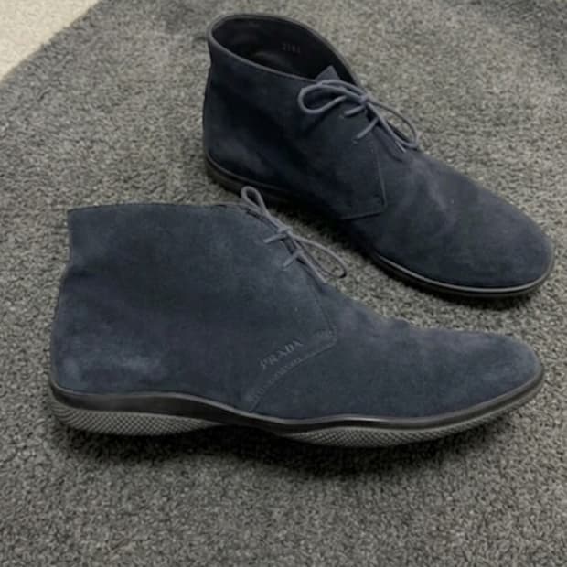 프라다 스포츠 스웨이드 부츠