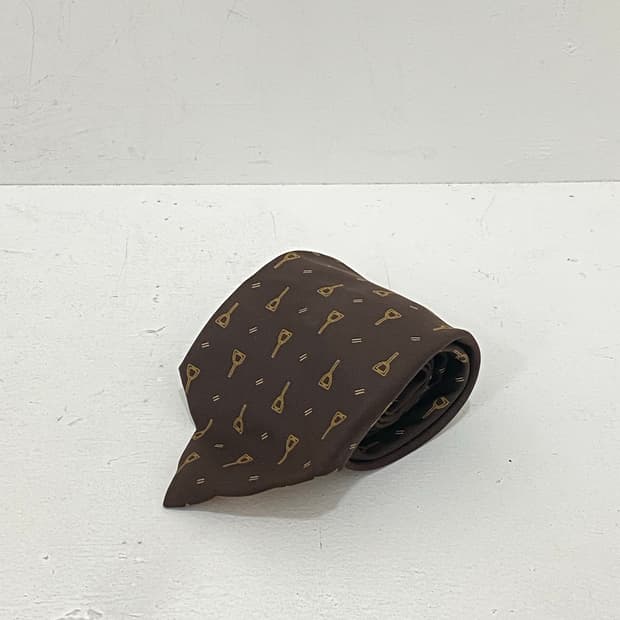 Gucci 실크 브라운 넥타이