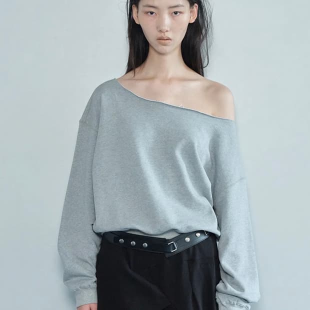 세릭 RAW CUT SWEATSHIRT / GRAY