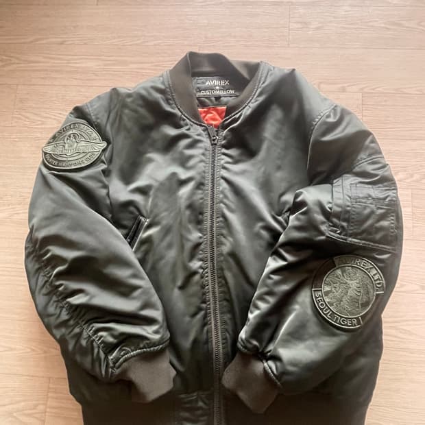 아비렉스 커스텀멜로우 콜라보 마원 m 카키