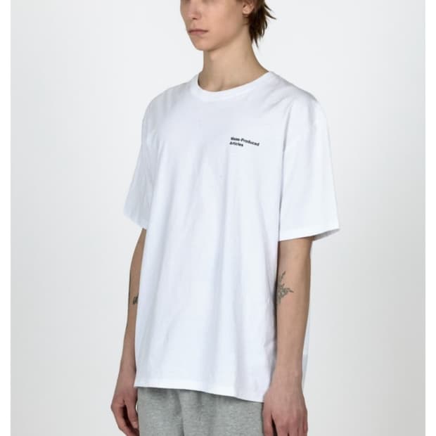 플라스프로덕트 MPa T-SHIRT M 티셔츠 화이트
