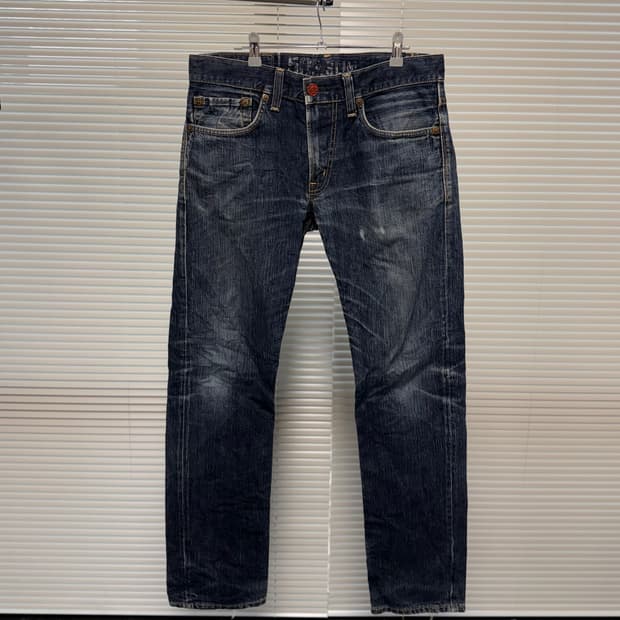 edwin blue tripe 503 슬림 데님 팬츠