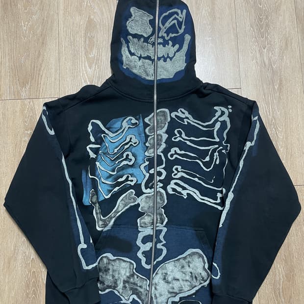 트레비스스캇 캑터스잭 프라그먼트 콜라보 풀집업 후디