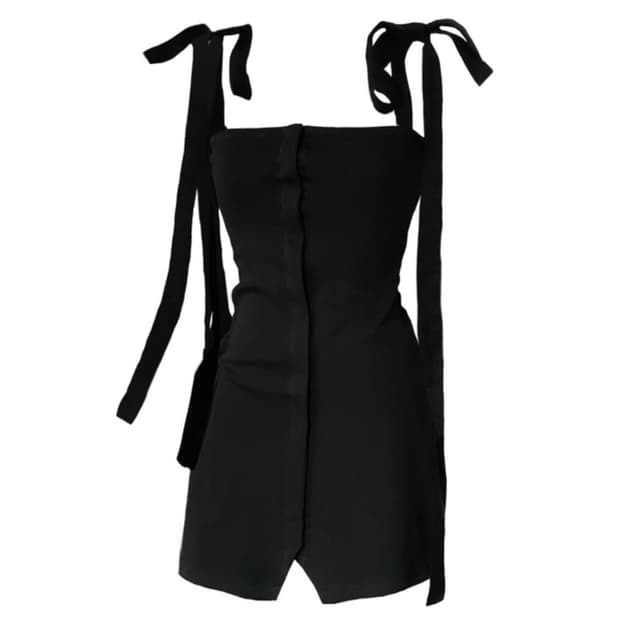 비엔프롬 후크 미니 원피스