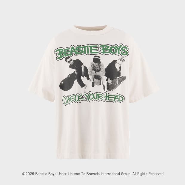 [새상품/XL] 세인트미카엘 X 비스티 보이즈 반팔티셔츠 화이트