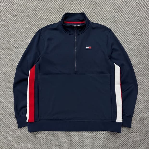 타미힐피거 배색 로고 웜업 v2887