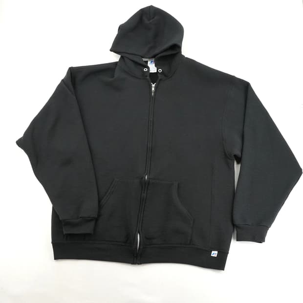 러셀 애슬레틱 스웻 후드집업 블랙