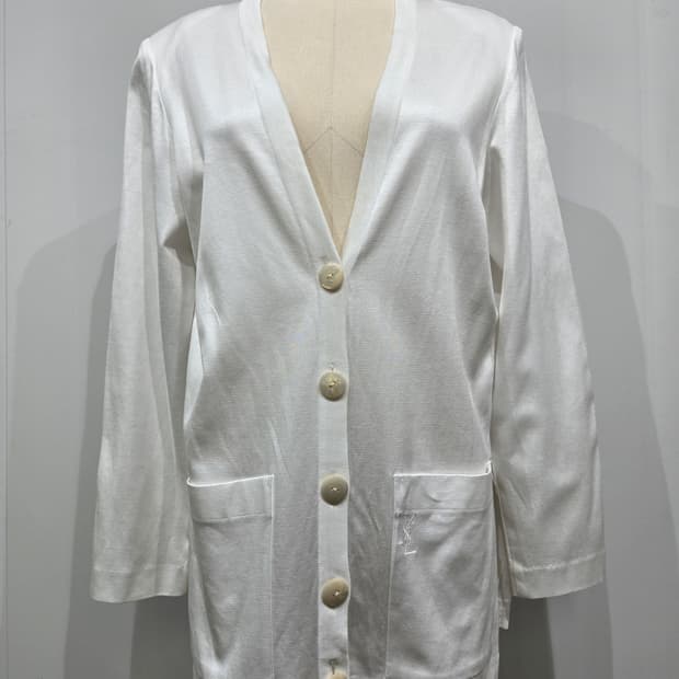 입생로랑 화이트 가디건