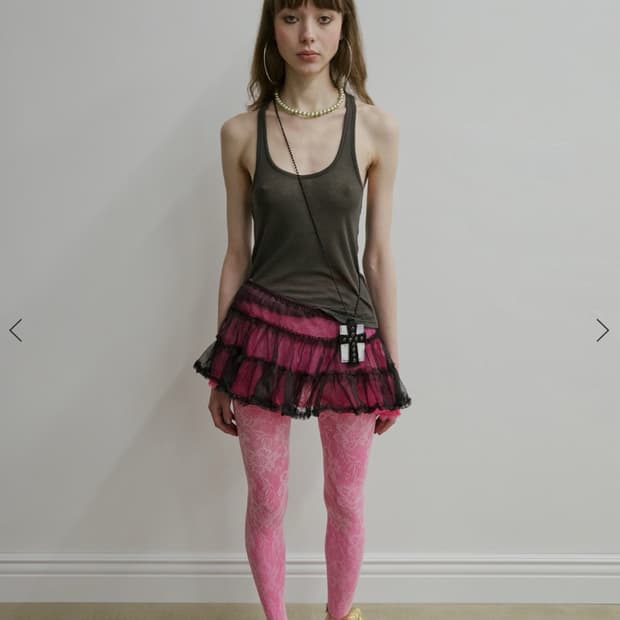 스컬프터 thong sleeveless charcoal s