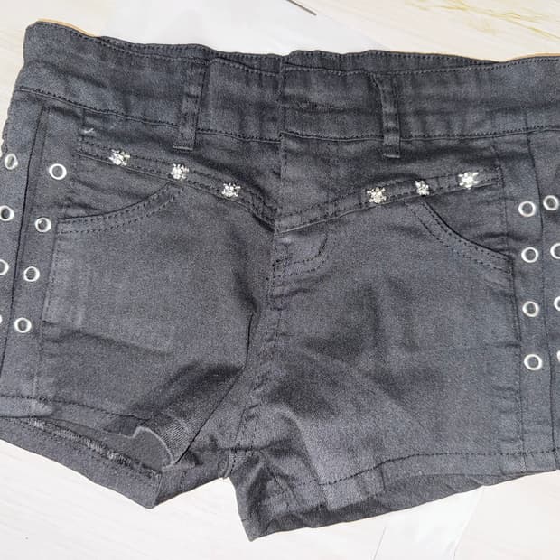 빈티지 펑크 갸루 반바지 핫팬츠 테무