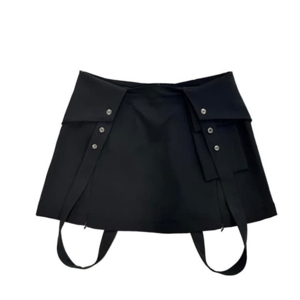 지초이 미니스커트 Braces mini skirt
