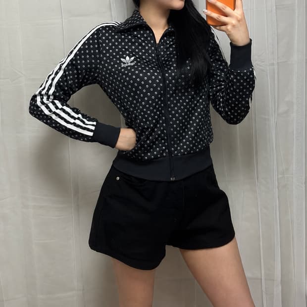 아디다스 올오버 도트 파이어버드 트랙탑