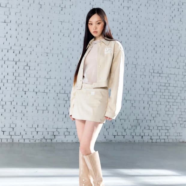 (새상품) Glowny 글로니 스웨이드 스커트 JADEN SUEDE SK