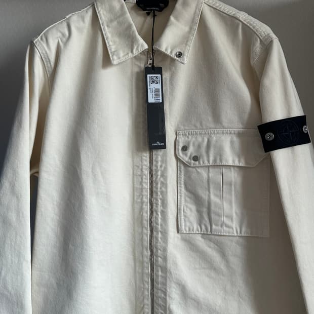 스톤아일랜드 데님리서치 라이트 불 데님 자켓 L(105) 새상품