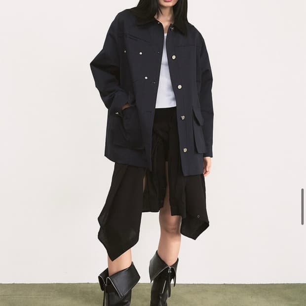 시스에이 라인 헌팅 워크 자켓 [navy]