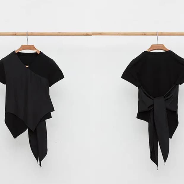 마뗑킴 BACK POINT TOP
