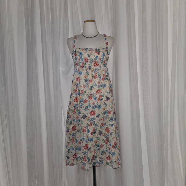 sirmione 아네모네 빈티지 쉬폰 원피스