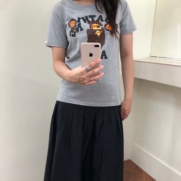 딱붙핏) 베이비마일로 반팔 티셔츠