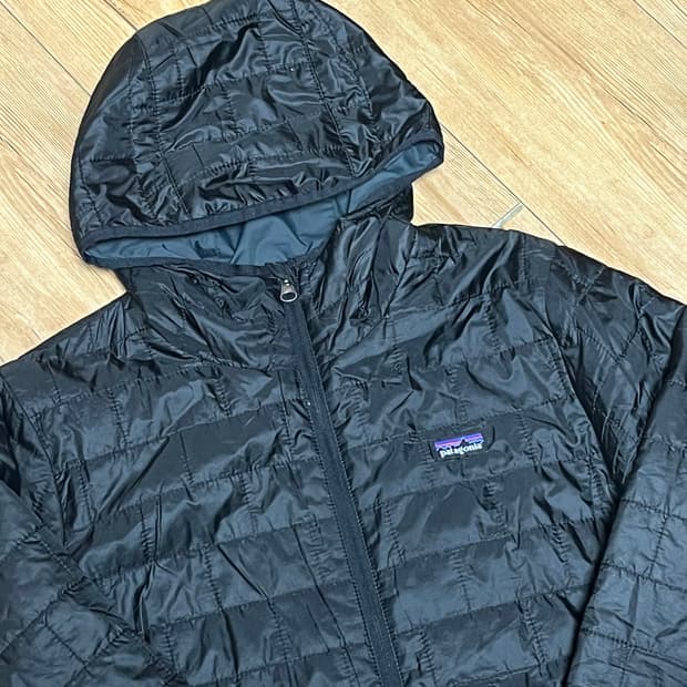 파타고니아 나노퍼프 블랙후디 m