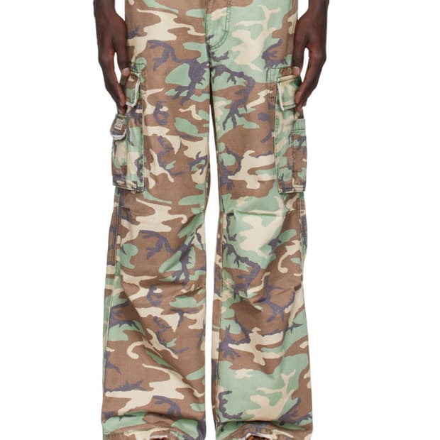 ERL 카모팬츠 L-M 사이즈 교환