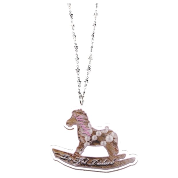 Horse For Hobby Long Necklace