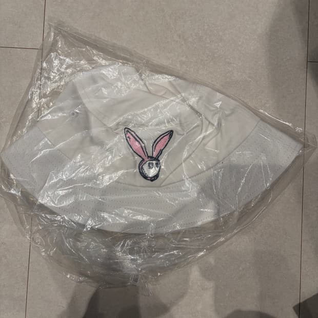 [정품]말본 래빗 버킷햇 흰색