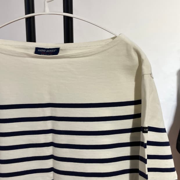 세인트 제임스 스트라이프 긴팔 티셔츠