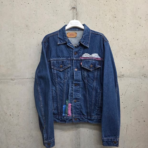 3.[L]리바이스 80s made in usa 청자켓 데님 커스텀 자켓